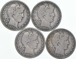 1908-D Barber Half Dollar Coin, Average Circulation