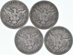1908-D Barber Half Dollar Coin, Average Circulation