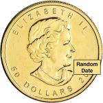 Canada Gold Maple Leaf Coin - 1 oz .9999 Fine