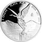 2024 5 oz Mexican Silver Proof Libertad Coin