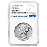 2025-W Reverse Proof $25 Palladium Eagle Coin