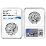 2025-W Reverse Proof $25 Palladium Eagle Coin