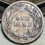 1899 Barber Dime Liberty Head Silver Coin
