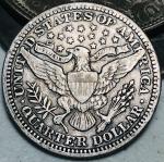 1916 Barber Quarter 25C Silver US Coin