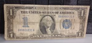 1934 One Dollar Silver Certificate - Blue Seal Note