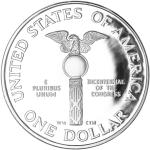 1989 S Congressional Bicentennial Silver Dollar Coin