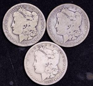 1878-1904 Cull Morgan Silver Dollar Random Year