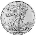 5 American Silver Eagle coins, 2023 edition