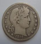 1910 Philly Barber Silver 25C Quarter