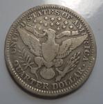 1910 Philly Barber Silver 25C Quarter