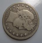 1910 Philly Barber Silver 25C Quarter