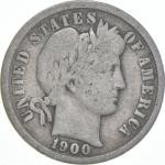 1900-P Barber Dime 90% Silver Coin