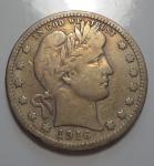 1916 D Denver Barber Silver 25C Quarter
