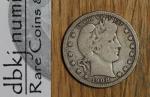 1908 D Barber Quarter Silver Coin 25¢