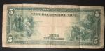 1914 $5 Blue Seal Lincoln Note - Rare Currency