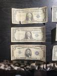 Vintage Blue Seal Silver Certificates Currency Lot