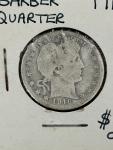1916-D Barber Quarter 25 Cents