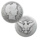 $1 Face Value 90% Silver Barber Quarters