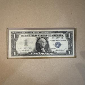 1957 Blue Seal $1 Silver Certificate Note