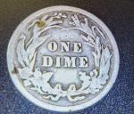 1906 Barber Silver Dime - Great Value Coin