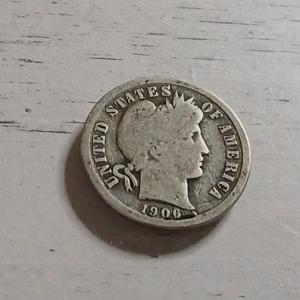 1906-P Barber Silver Dime - Must-Have Coin!