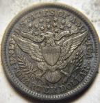 1897 Barber Quarter - Circulated and Attractive