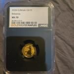 2026 Great Britain 1/10 oz Gold Britannia MS70