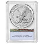 2025 $1 American Silver Eagle PCGS MS69 Flag