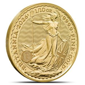 2026 1/10 oz Gold Britannia Coin