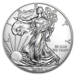 2020 American Silver Eagle Dollar with Certificate of Authenticity