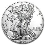 2020 American Silver Eagle Dollar with Certificate of Authenticity