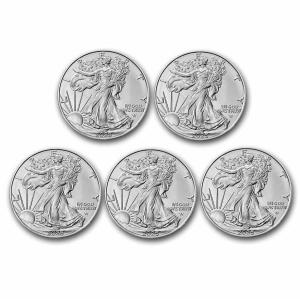 2025 American Silver Eagle Coin 1 oz Bundle