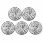 2025 American Silver Eagle Coin 1 oz Bundle