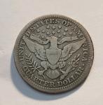 1916 D Barber Silver Quarter Coin