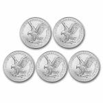 2025 American Silver Eagle Coin 1 oz Bundle