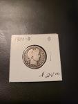 1900-O Barber Quarter 90% Silver Coin