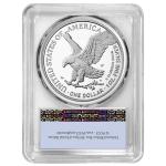 2025-W Proof American Silver Eagle PR70DCAM Flag