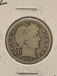 1912 Barber Silver Quarter - Lot B