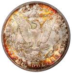 1904-O Rainbow Color Toned Morgan Dollar MS 64
