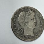 1914 D Barber Quarter 90% Silver Liberty Head