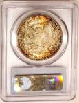 1904-O Rainbow Color Toned Morgan Dollar MS 64