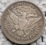 1915 Barber Quarter 25 Cents Coin