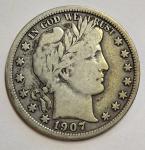 1907 P Barber Half Dollar – Great Coin!