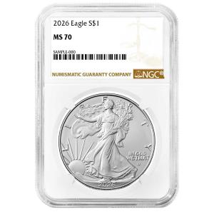 2026 $1 American Silver Eagle NGC MS70
