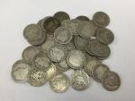Lot of 50 Barber Quarters (1892-1916)