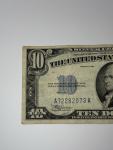 1934 Silver Certificate $10 Bill Blue Seal Note