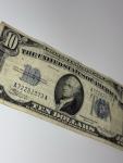 1934 Silver Certificate $10 Bill Blue Seal Note