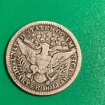 Four Barber Head Quarter Coins Set