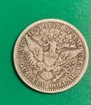 Four Barber Head Quarter Coins Set