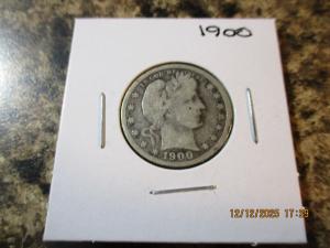 1900 Barber Silver Quarter Coin - 28